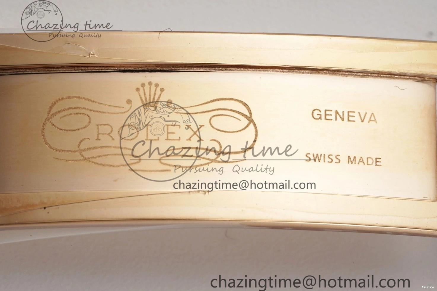 MiroTime 0213 RelaxedFit Yacht-Master 126655 RG APSF Best Edition Black Dial on Black Rubber Strap A 1949